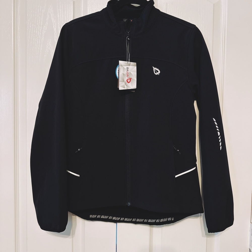 Baleaf Woman’s Thermal Jacket Black Size Small New - Picture 1 of 16